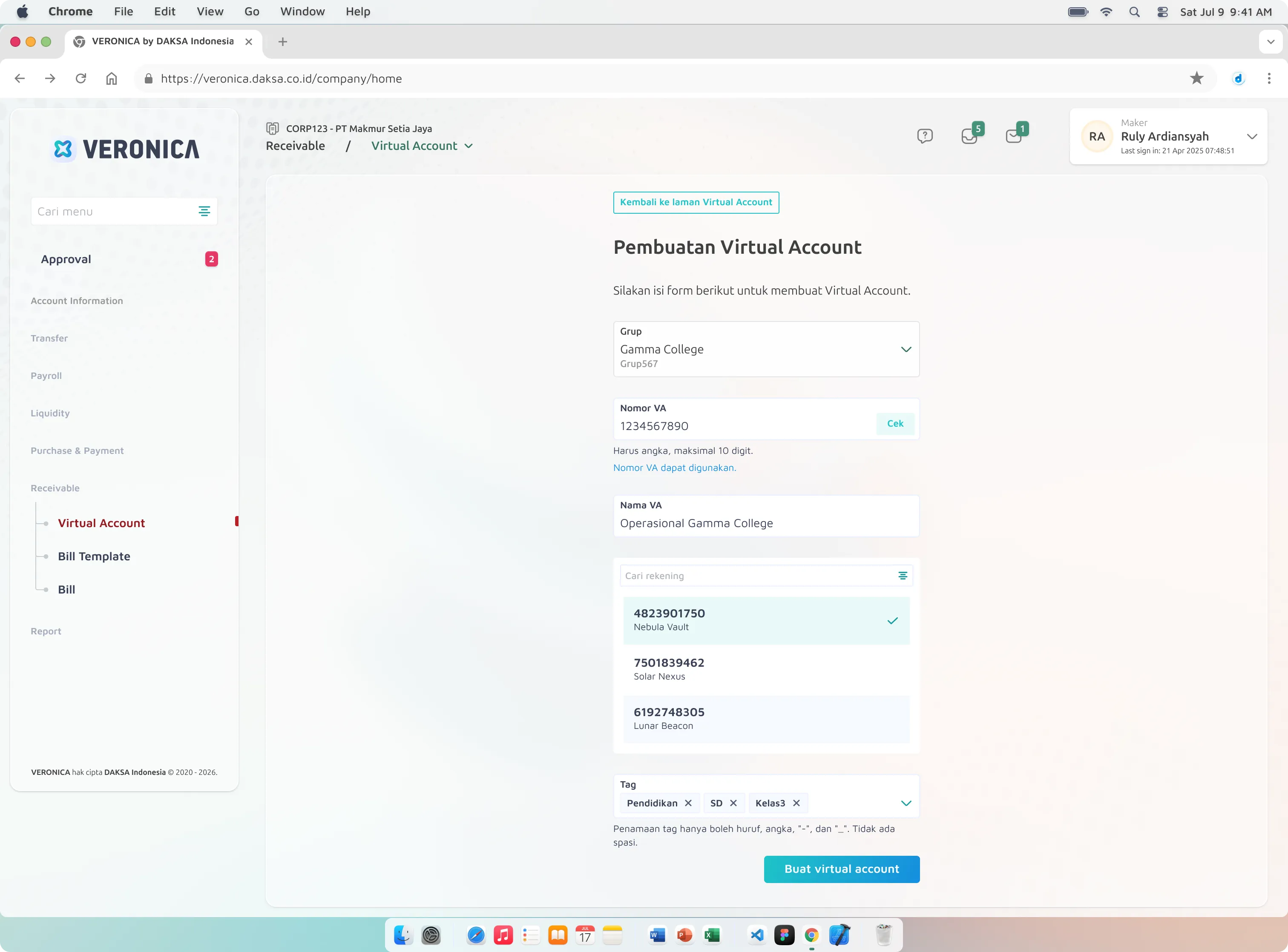 DAKSA - VERONICA - product screenshot